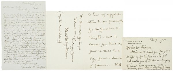 First Ladies: LUCRETIA GARFIELD, EDITH B. WILSON