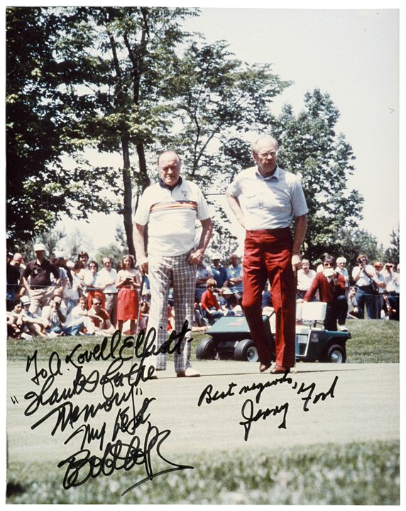 GERALD FORD & BOB HOPE