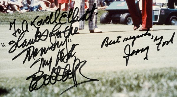 GERALD FORD & BOB HOPE - 2