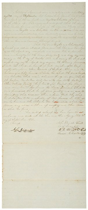 SAC & FOX INDIANS Treaty of 1842