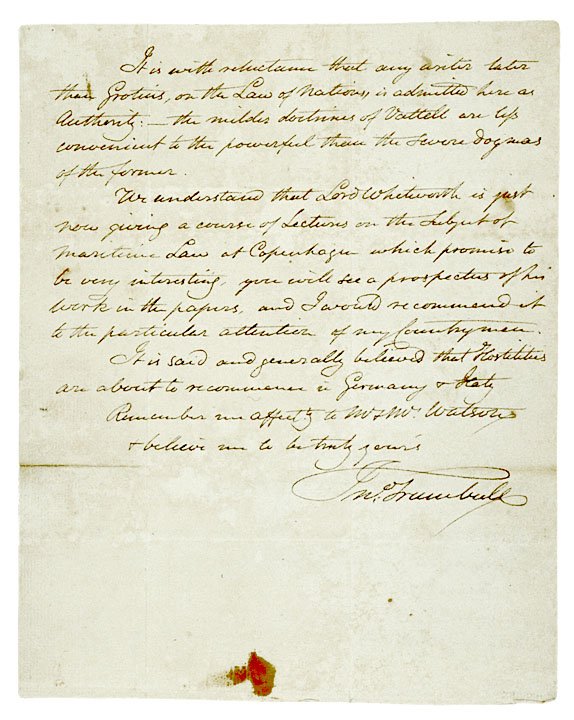 Painter, JOHN TRUMBULL Autograph Letter 1800 - 2