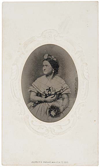 Mary Todd Lincoln Tintype, Sunbeam Gallery 1865