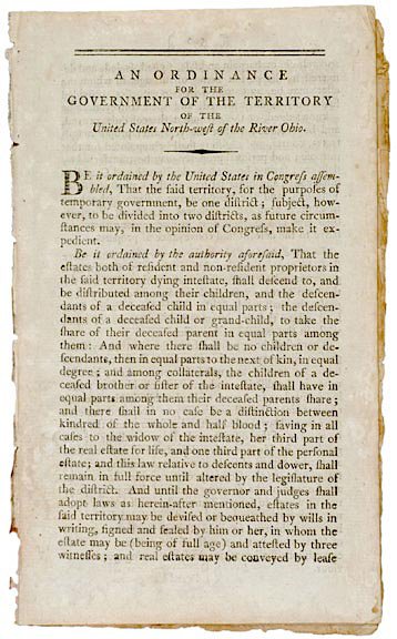Printed Govt. Slavery Related Ordinance, 1796