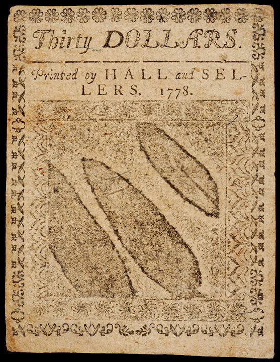Colonial Currency-Continental, Sept. 26, 1778 $30 - 2