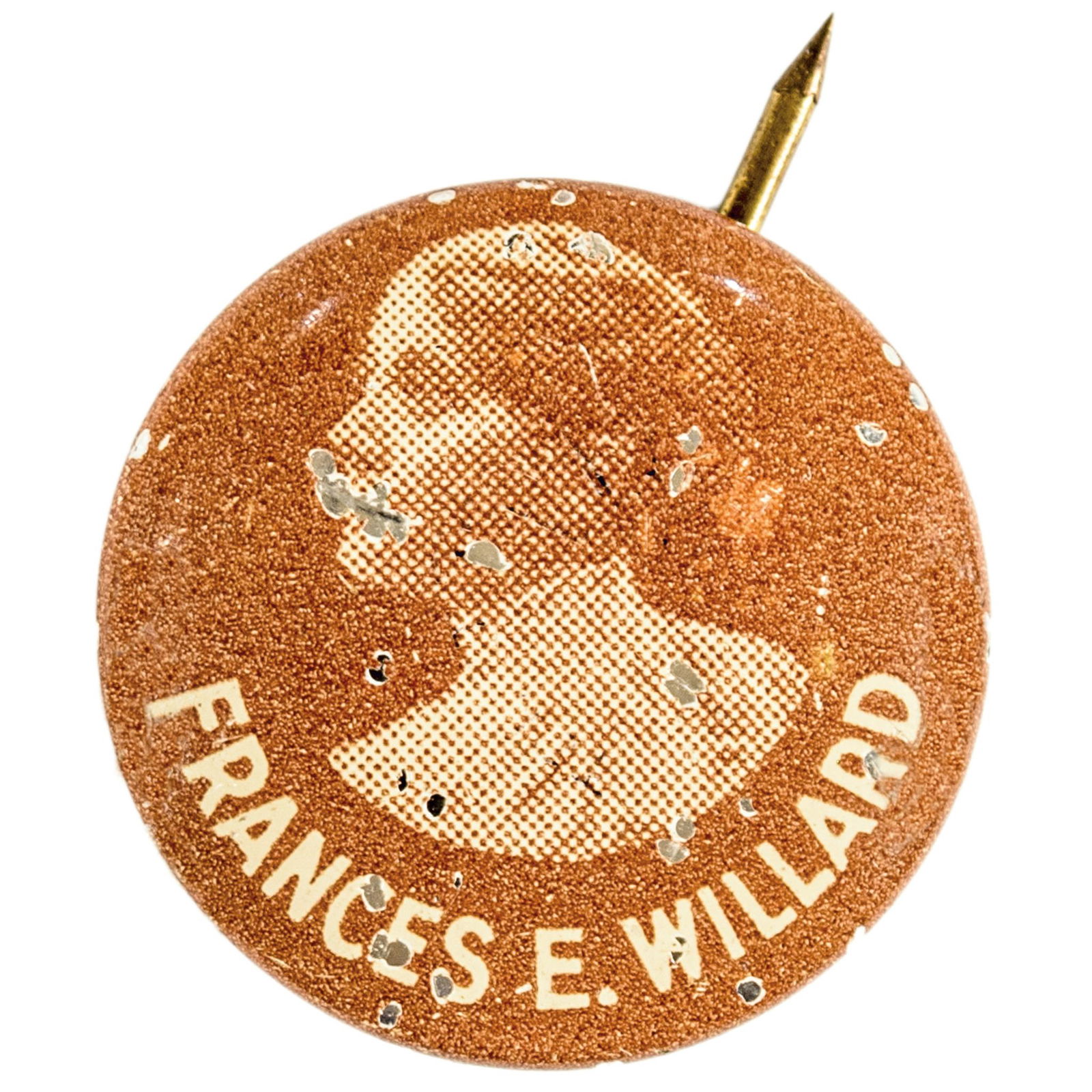 c. 1880 Frances E. Willard Pinback (1 of 2)