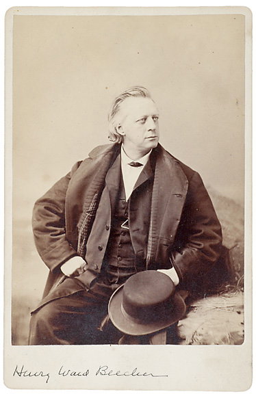 Cabinet Photograph, Henry Ward Beecher