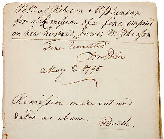 THOMAS MIFFLIN Signed Document, 1795