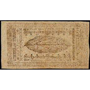 Colonial Currency. NJ April 10, 1759, 6 pound - 2