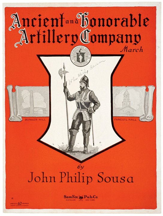 JOHN PHILIP SOUSA Signed Sheet Music, c. 1924