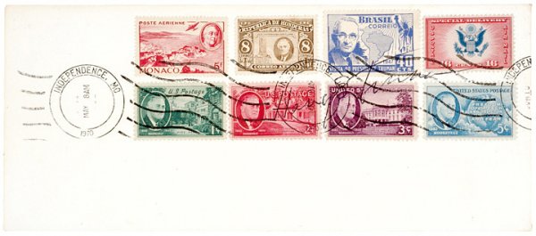 HARRY S TRUMAN Signed Philatelic Postal Cover