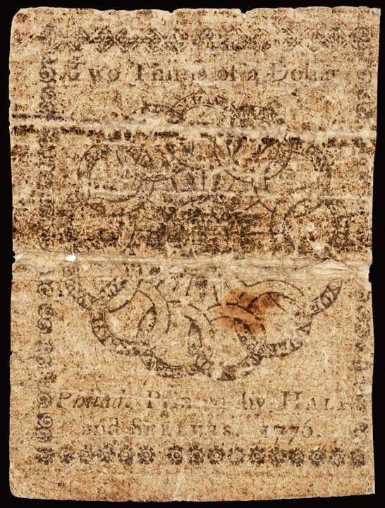 Continental Currency, Feb. 17, 1776 $2/3 FUGIO - 2