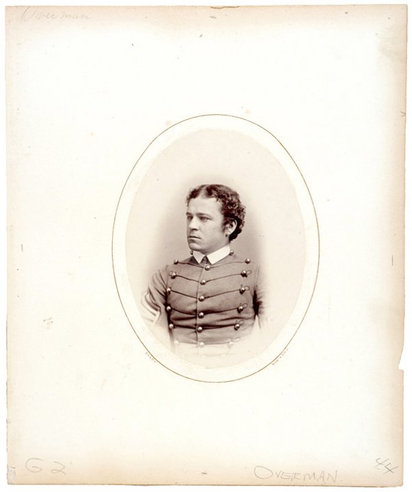 Mathew Brady Albumen Card Photo: Major Overman