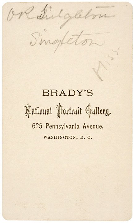 CDV of CSA Politician OTHO ROBARDS SINGLETON - 2
