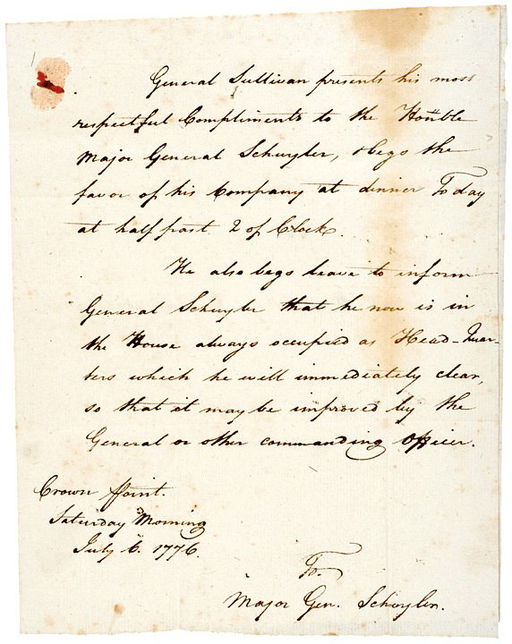 JOHN SULLIVAN, 1776 Revolutionary War Letter Feb 15, 2009 Early
