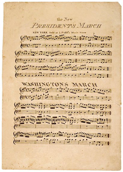 Early Political Sheet Music, c. 1815