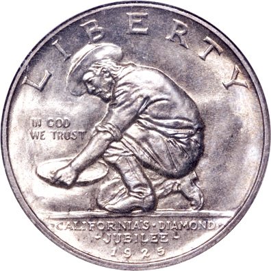 1925-S California Diamond Jubilee Half Dollar