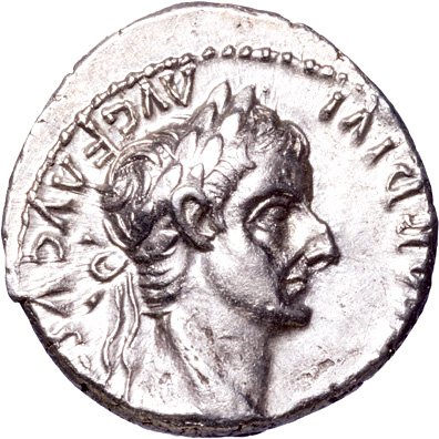 (14-37 A.D.) Rome, Tiberius. Silver Denarius