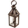 18th century Tin Four-Sided Glass Candle Lantern