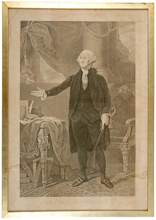 James Heath Engraving: GEORGE WASHINGTON: Washington RelatedHistoric James Heath Engraving "General Washington" 1800, Engraving by James Heath, "General Washington," After a Painting by Gilbert Stuart, Fine. This famous engrav
