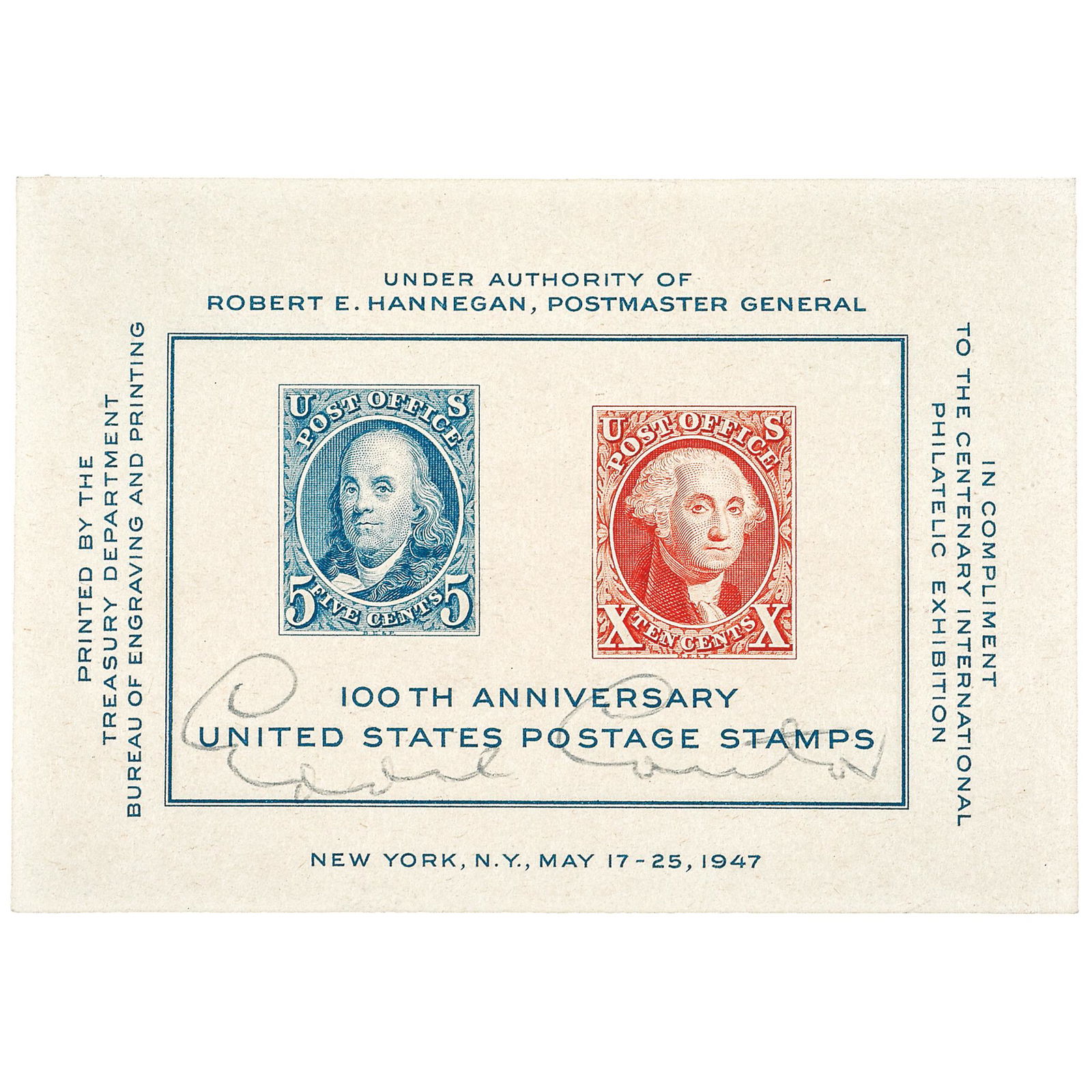 EDDIE CANTOR + PETER LIND HAYES Signed Stamps: Autographs Philatelic Sheets Signed Eddie Cantor & Peter Lind Hayes EDDIE CANTOR & PETER LIND HAYES Entertainers. Commemorative Philatelic Sheets Signed, "Eddie Cantor" and "Peter Lind Hayes" on May,