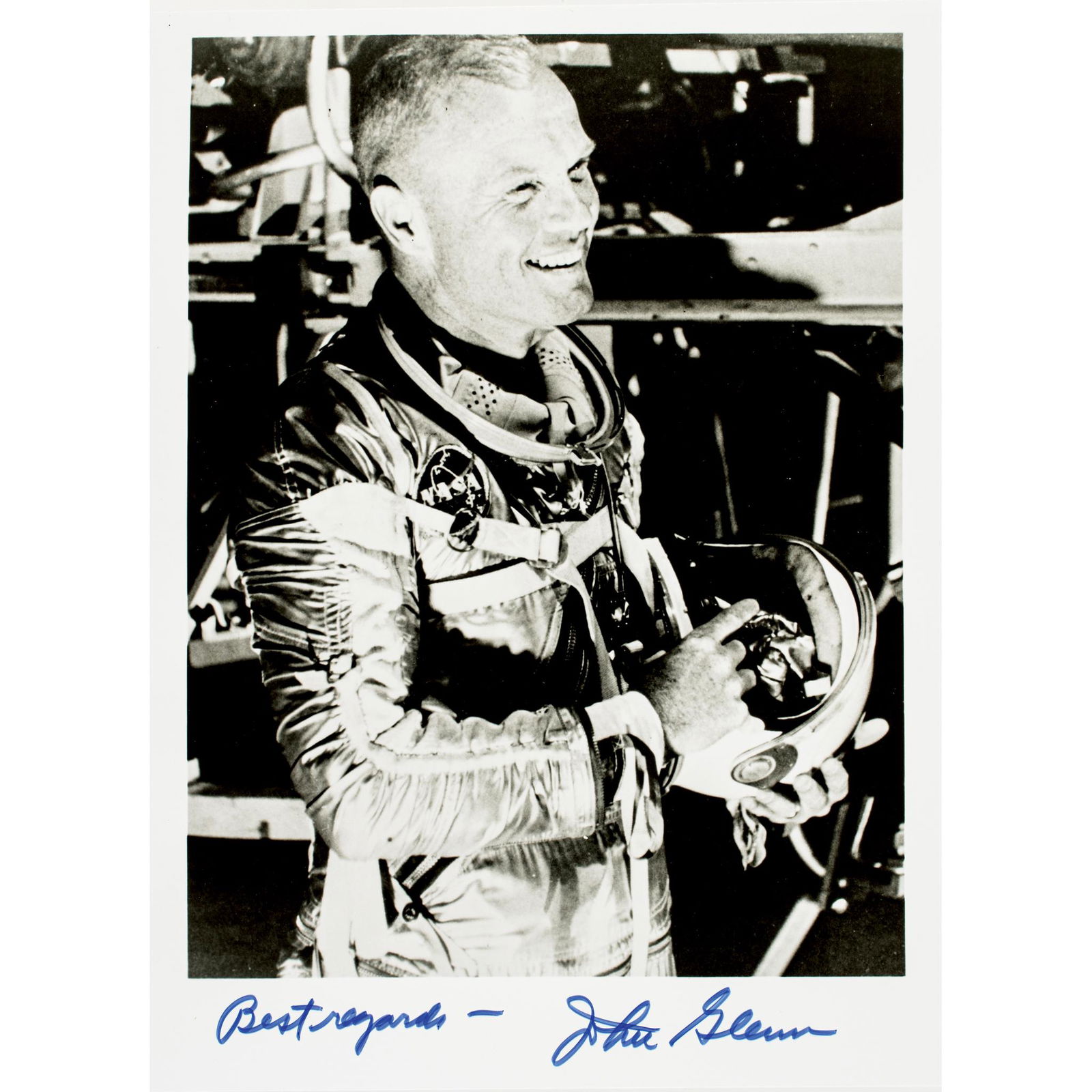 JOHN GLENN Signed Mercury 7 Photograph (1 of 3)