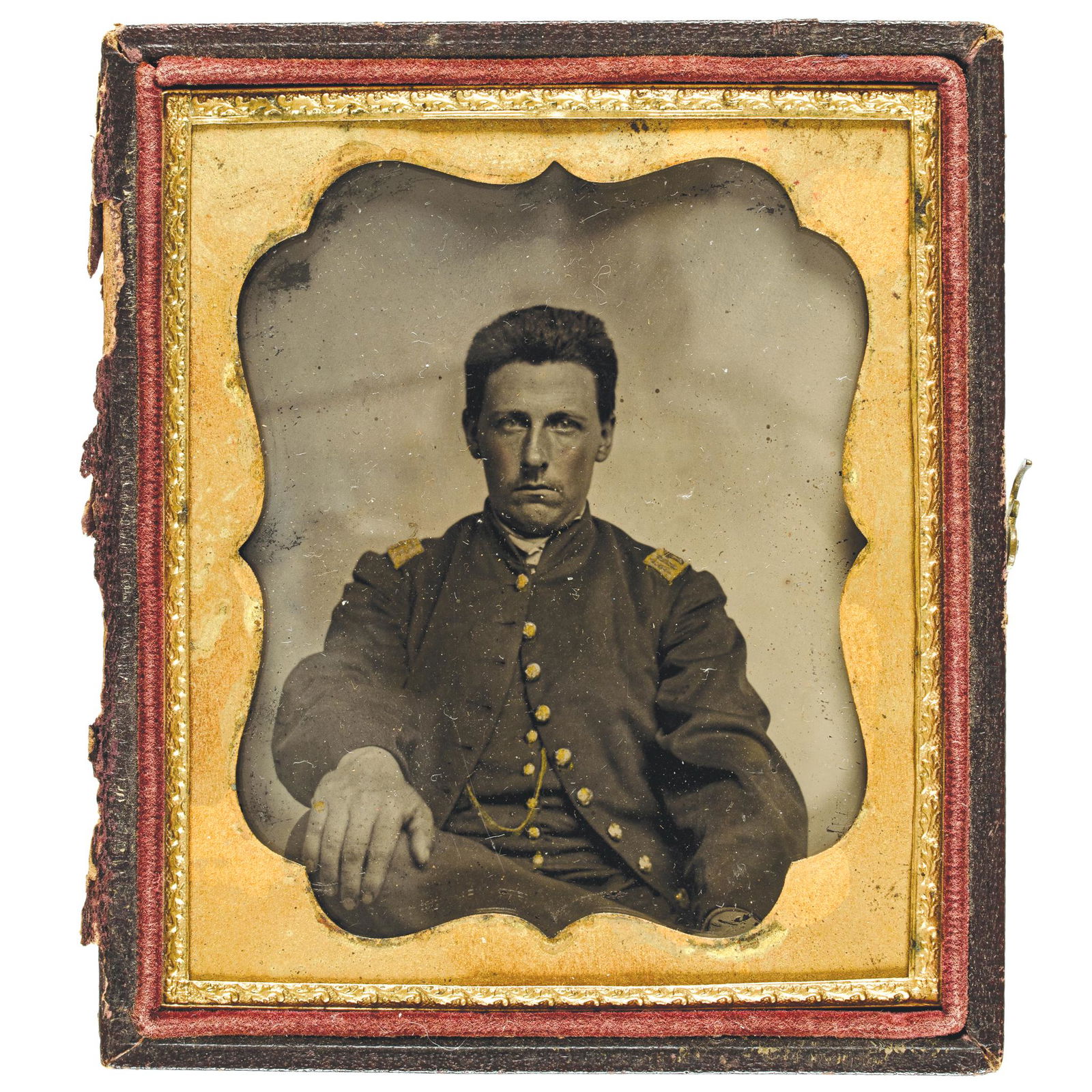 Choice Union Officer Sixth Plate Tintype (1 of 2)