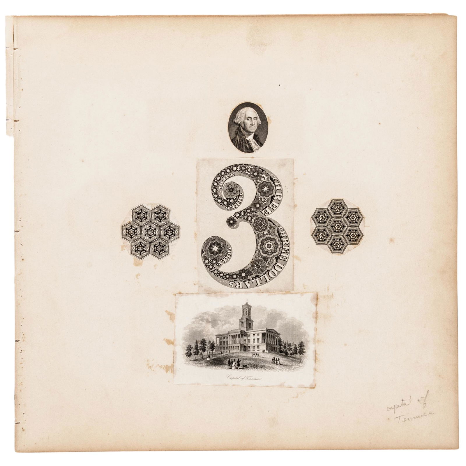 Unique Durand Archive Book Vignette Display Sheet (1 of 1)