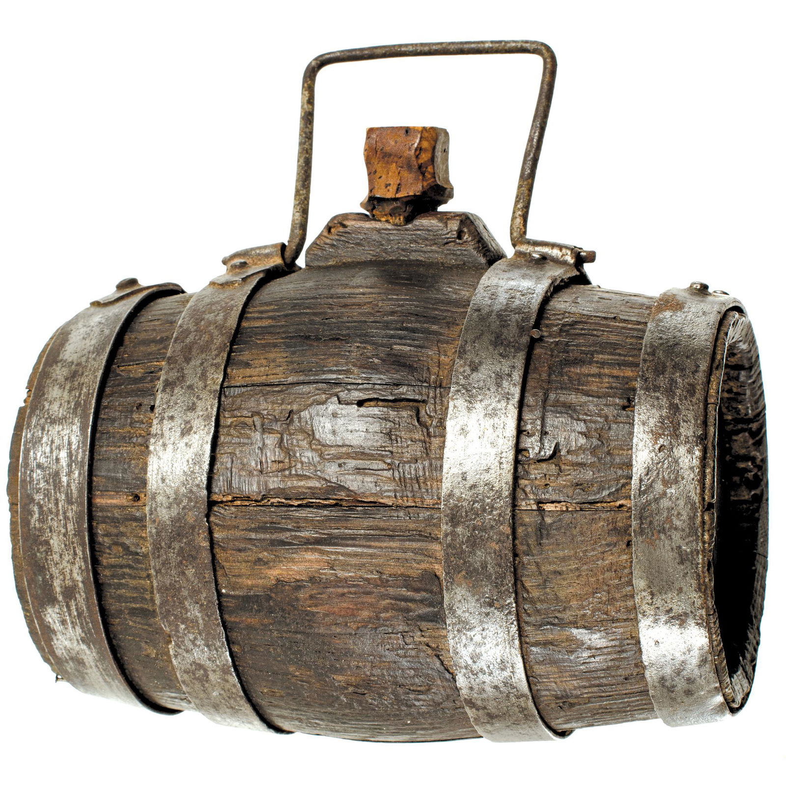 Revolutionary War Soldiers Canteen/Powder Barrel (1 of 4)