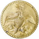 (1789) Gem Unc George Washington Inaugural Button