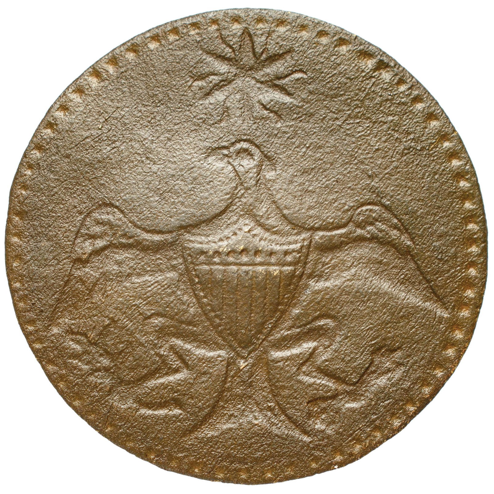(1789) George Washington Inaugural Button w/Eagle (1 of 2)