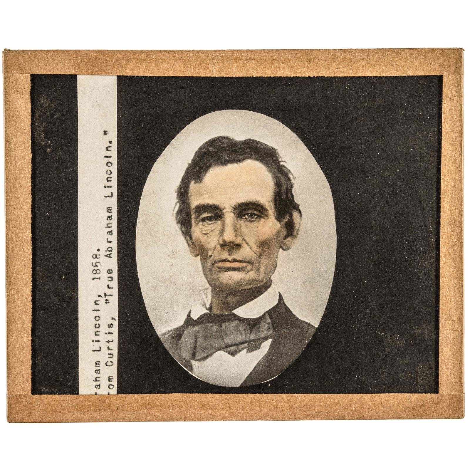 Lincoln Ambrotype, Curtis's 1858 Color Glass Slide (1 of 1)