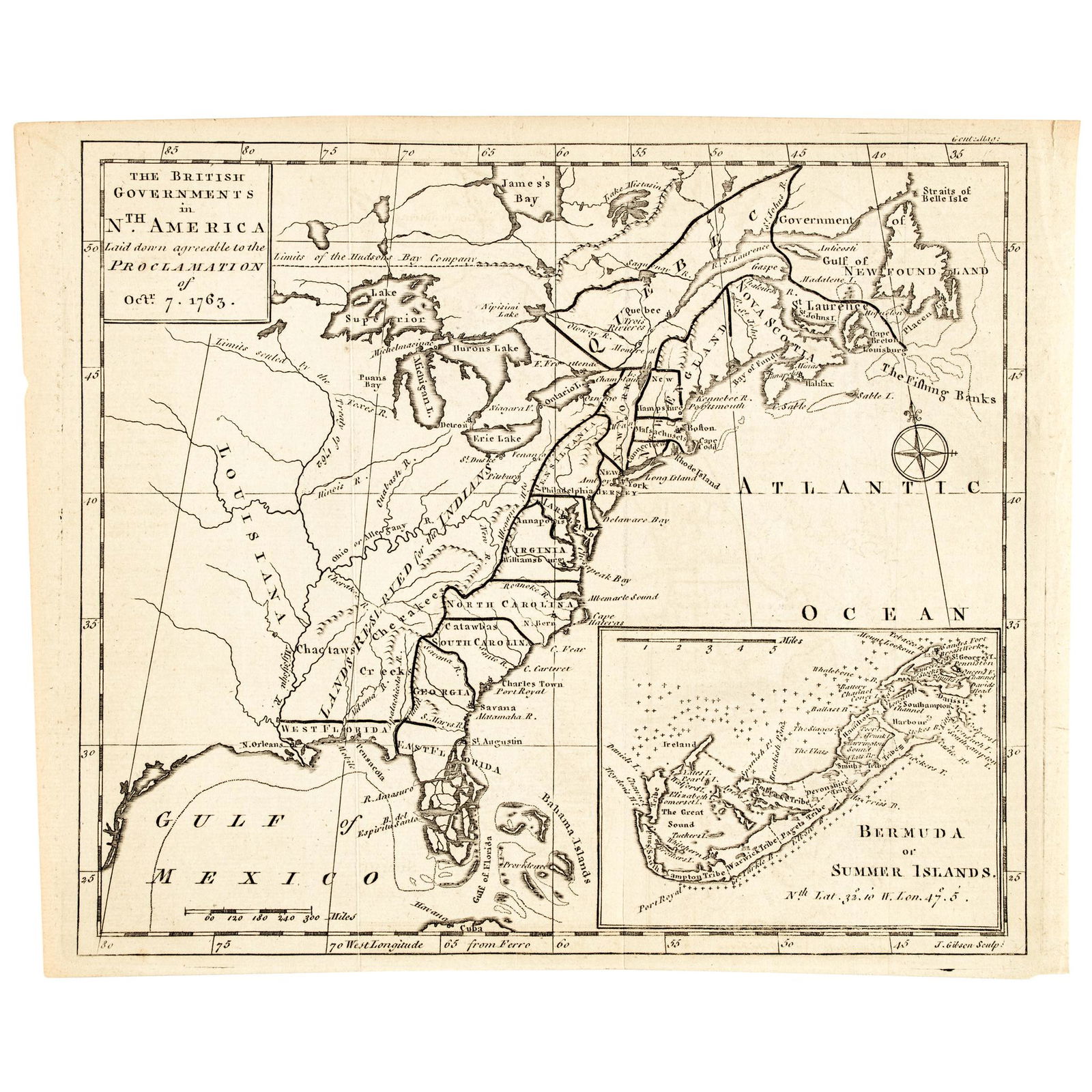 1763 Map Of The 13 British Colonies - 109368309 1 X