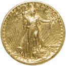 1907 High Relief Gold Double Eagle Very Fine