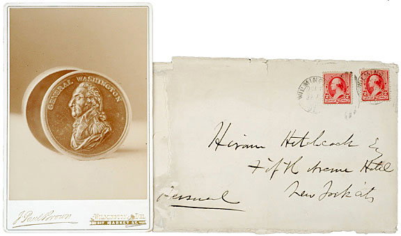 Photo of the George Washington Silver Reliquary