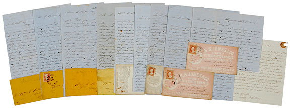 Civil War, 10 Critical Letters, 1860 to 1862