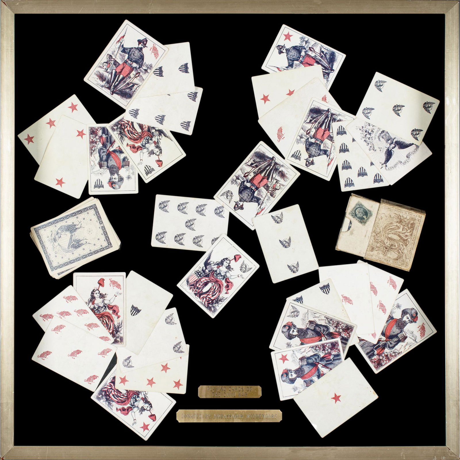 1862 UNION CIVIL WAR PLAYING CARDS Displayed Deck (1 of 2)