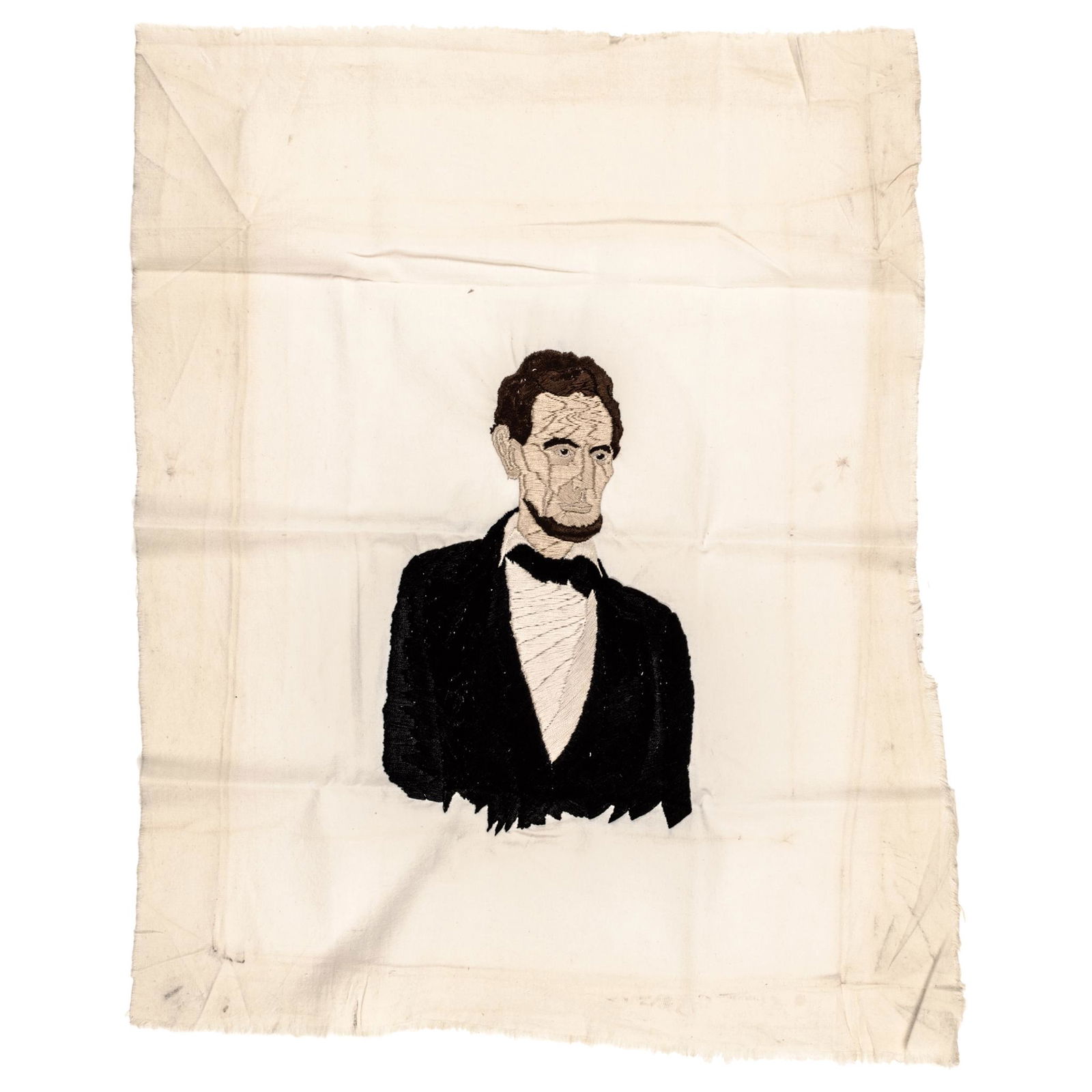 c 1865 Lincoln Assassination Memorial Needlepoint (1 of 3)