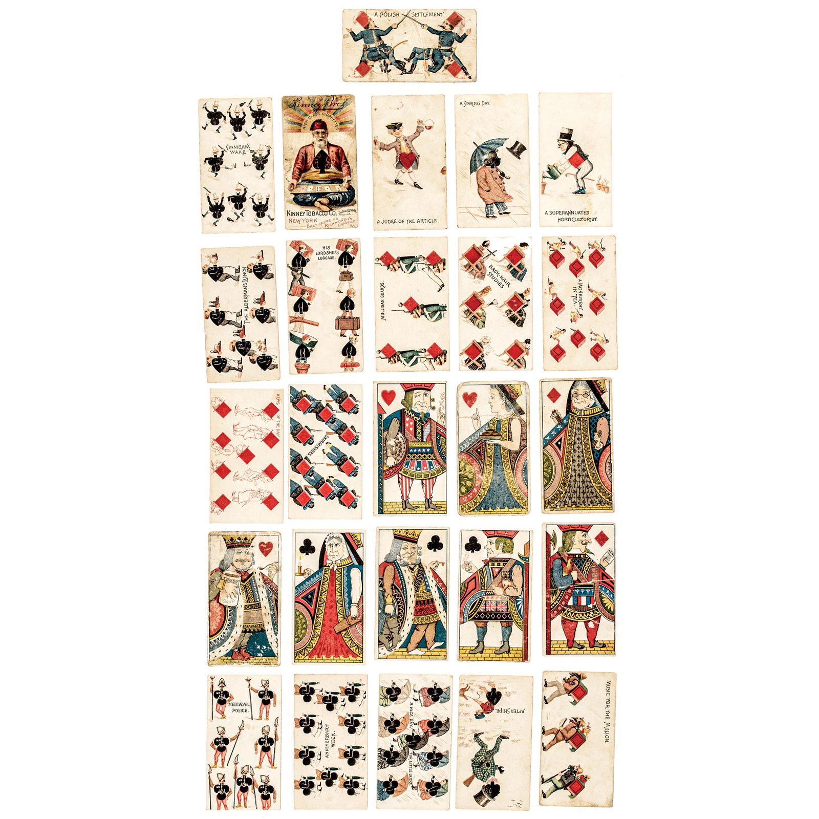 Kinney Tobacco, Harlequin Transformation Card Set (1 of 2)