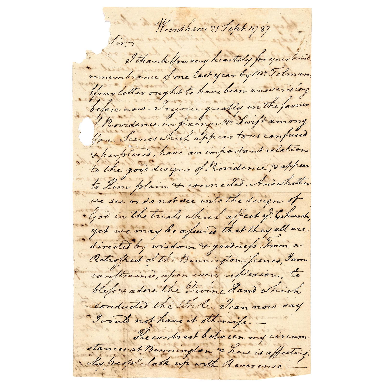 REVEREND DAVID AVERY Founding US Military Pastor (1 of 3)