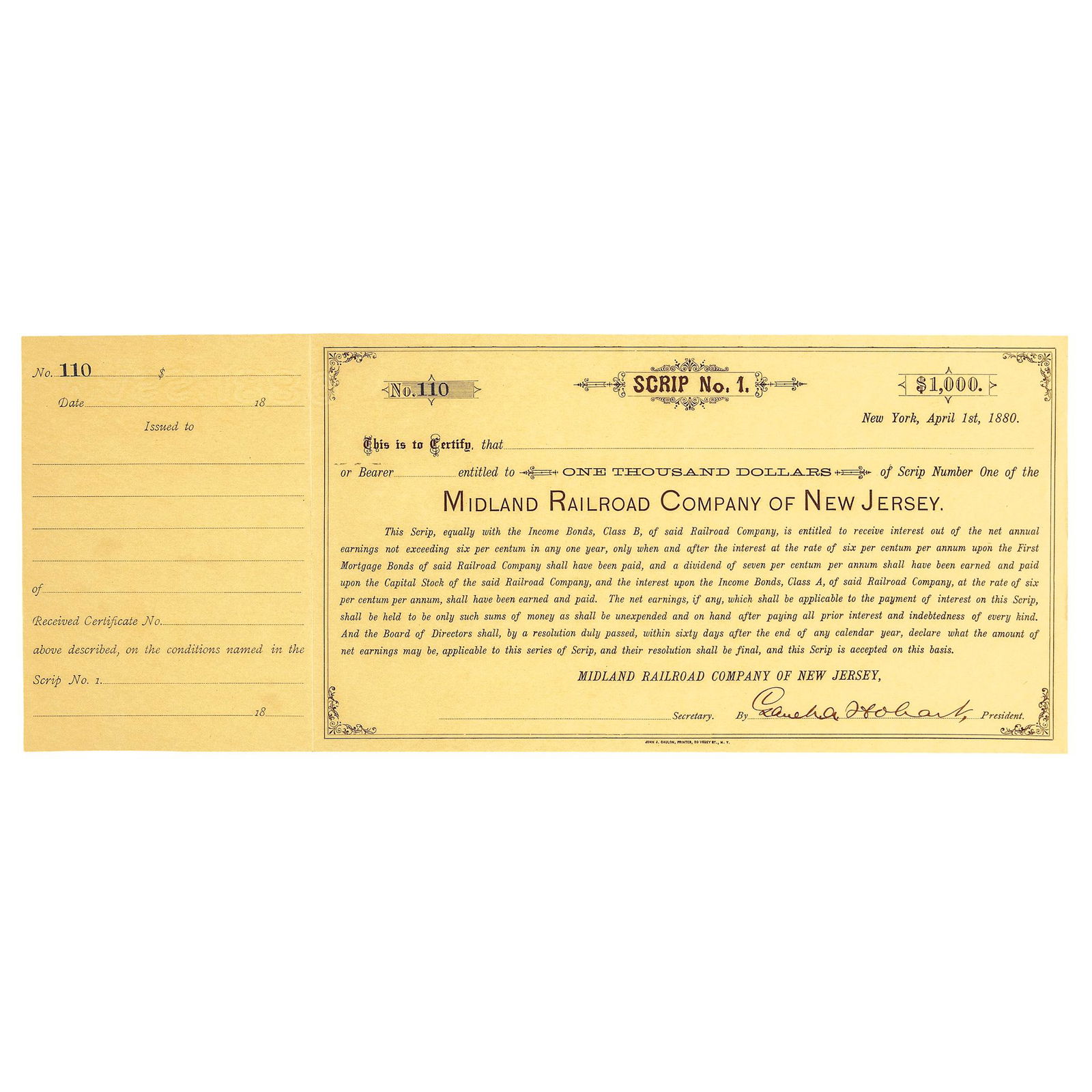 GARRET HOBART U.S. VP under Pres William McKinley (1 of 2)