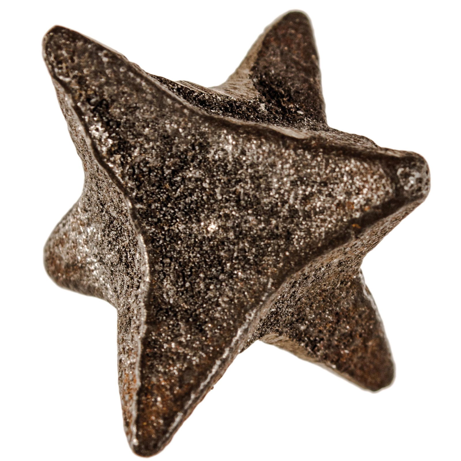 1860s Civil War 6 Pointed Anti-Cavalry Caltrop: Civil War Medium 1" Civil War Period Six Pointed Cast Iron Caltrop c. 1860 Civil War Period, Medium 1" Diameter in Size, Six Pointed Cast Iron Caltrop, Anti-Horse spiked metal device thrown on the gro