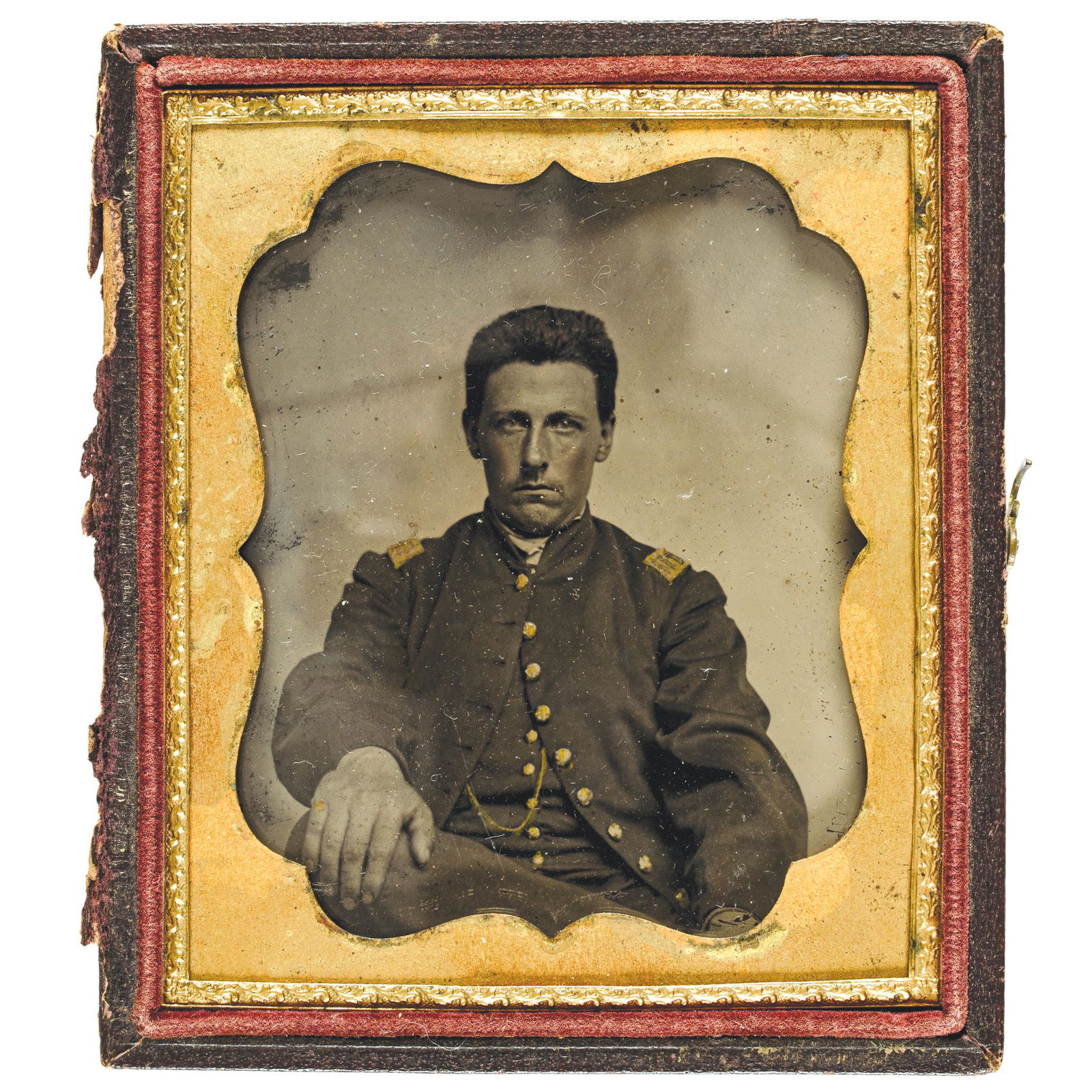 Choice Union Officer Sixth Plate Tintype (1 of 2)