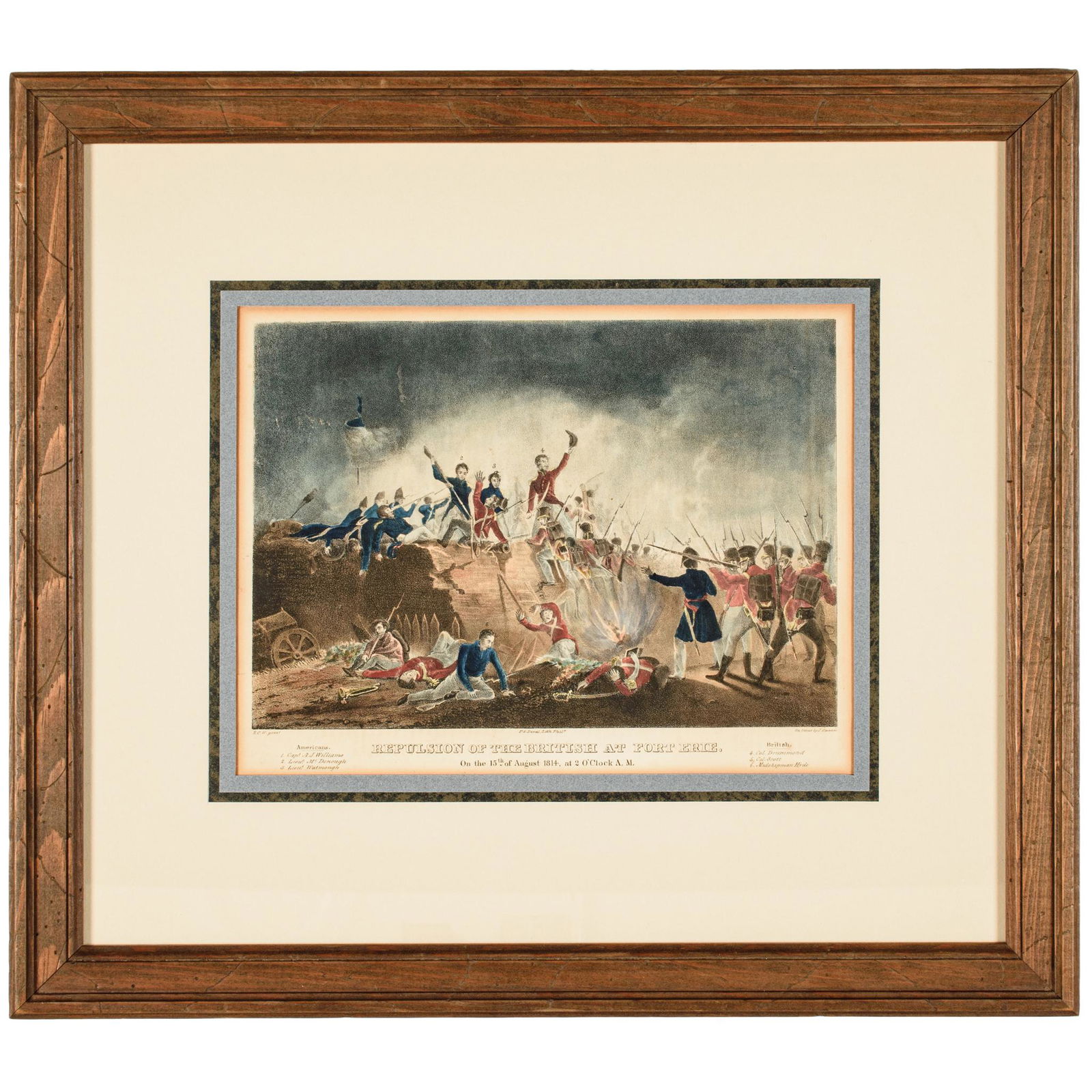 War of 1812, Color Philadelphia Print: FORT ERIE (1 of 7)