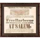 July 7 1847 Mexican War Broadside HONOR THE BRAVE