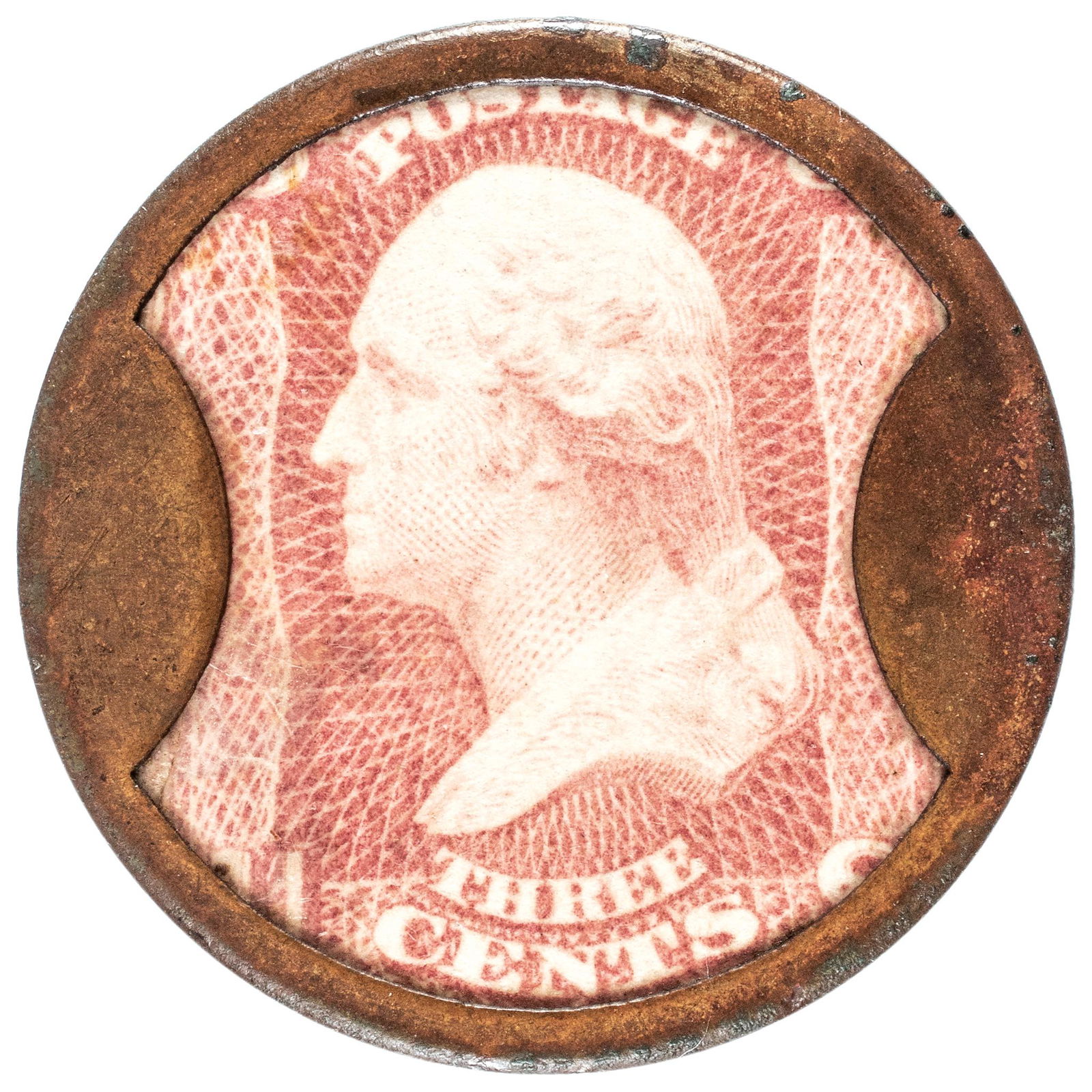 Encased Postage 3 Cent Drakes Plantation Bitters (1 of 2)