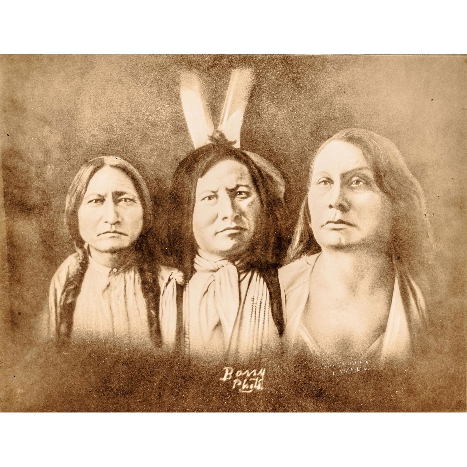 Sitting Bull, Gall + Rain-In-The-Face by D. Barry (1 of 3)