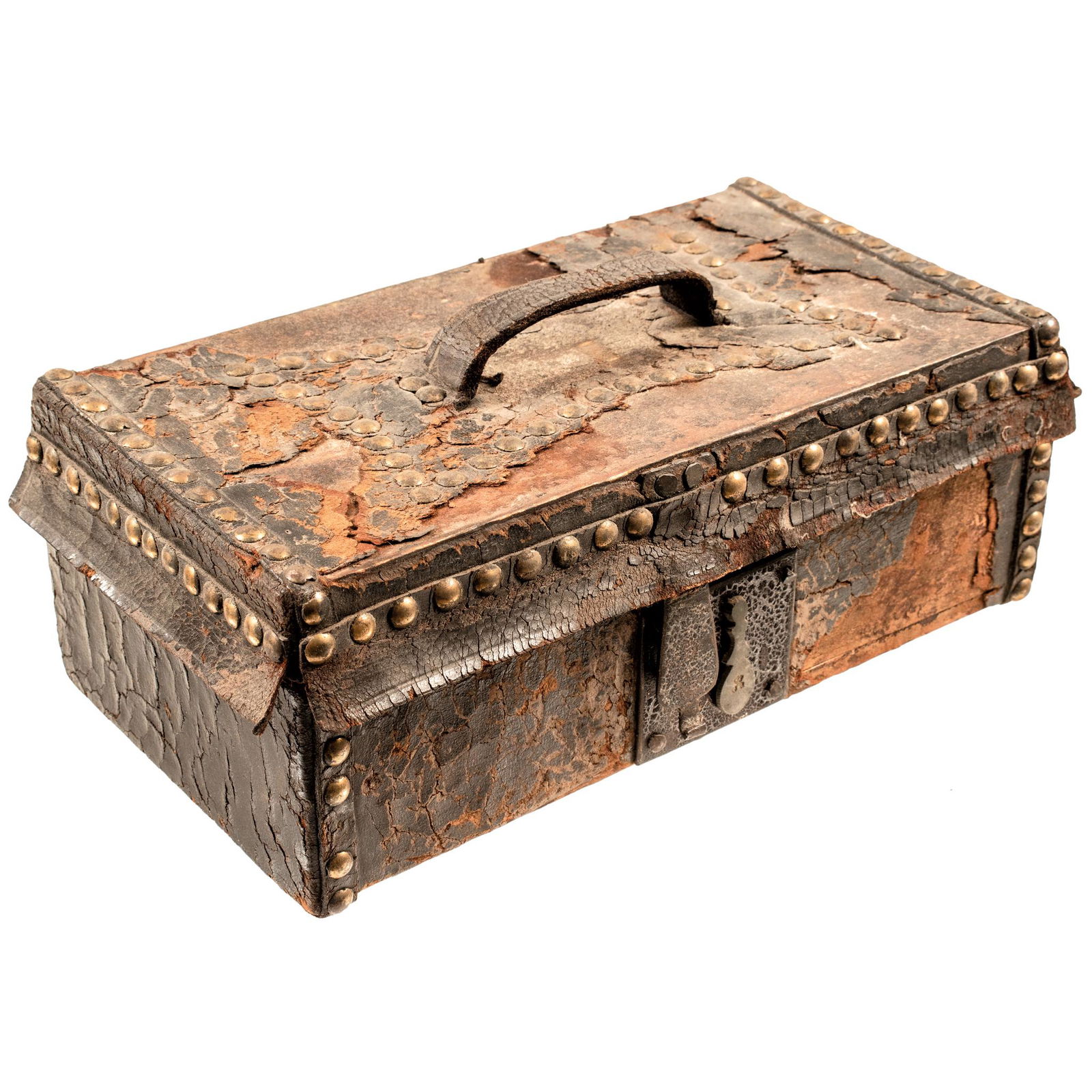 c 1825 Leather Document Box, S.G. Cheever, Boston (1 of 4)