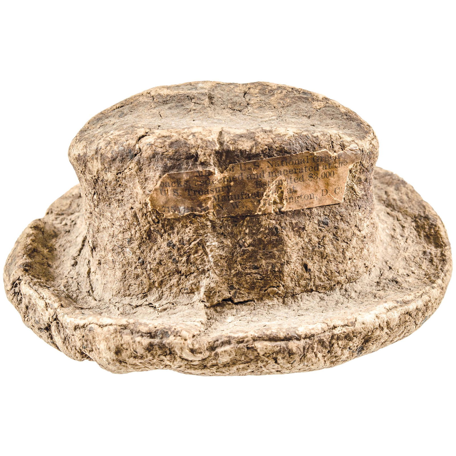 FEDORA Hat Macerated of $3,000 US Currency Notes (1 of 2)