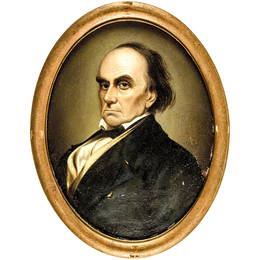 c 1840 DANIEL WEBSTER Portrait Painted From Life