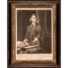 Mr. SAMUEL ADAMS, April 1775, Printed by and for Charles Reak + Saml. Okey Newport, RI.